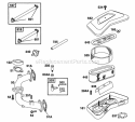 Air Cleaner Grp Manifold Diagram and Parts List for 42C777-1237-01  Briggs and Stratton Engine